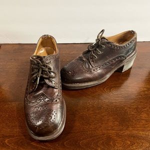 DR. MARTENS VINTAGE CHUNKY LOAFERS MADE IN ENGLAND